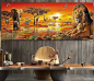 Preview: Diamond Painting Dschungelsafari